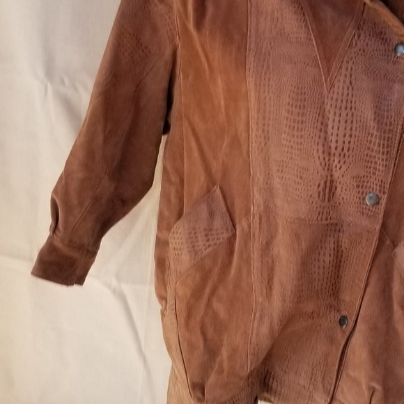 Avant Brown leather Jacket - Picture 3 of 6
